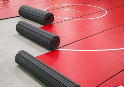 Rollout Wrestling Mats for Schools and Tournaments
